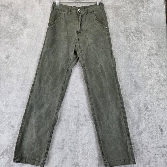 Gramicci Pants Mens 28x32 Olive Green Artisan Wash Gusseted Crotch Climbing - Picture 1 of 16